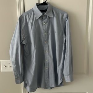 Mens Long Sleeve Ralph Lauren Polo Dress Shirt
